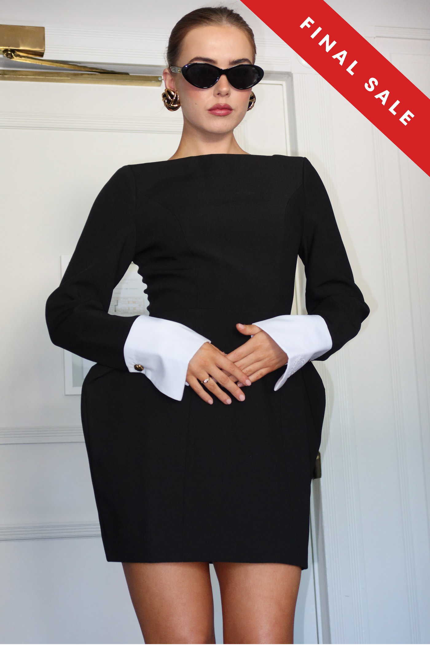 Aston Cuffed Mini Dress UK (Sample Sale)